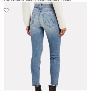 COPY - MOTHER the looker ankle fray jeans